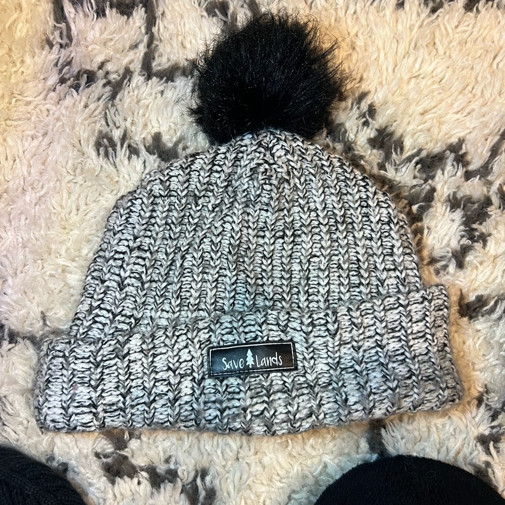 Winter Beanie Hat Lot Nike Black, ASOS, Save Lands, George & Diehard - Picture 2 of 9